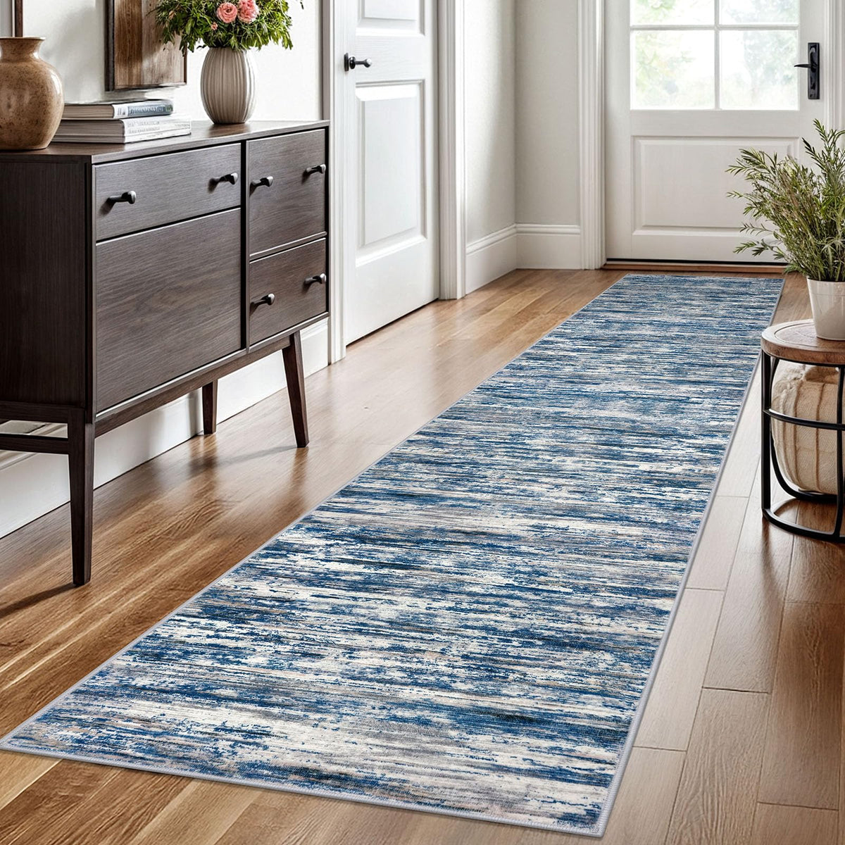SIILOOM 3x5 Washable Area Rug Non Slip Door Mat Indoor for Entryway Bedside