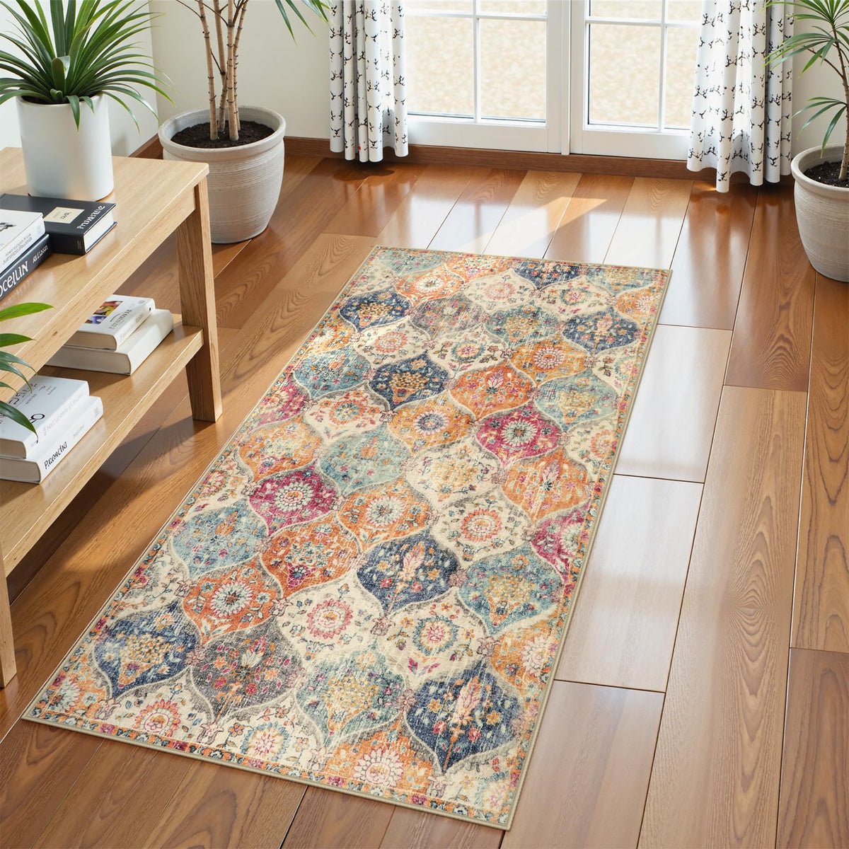 Lahome Washable Rugs for Entryway, 2x3 Kitchen Rugs Non Slip Washable