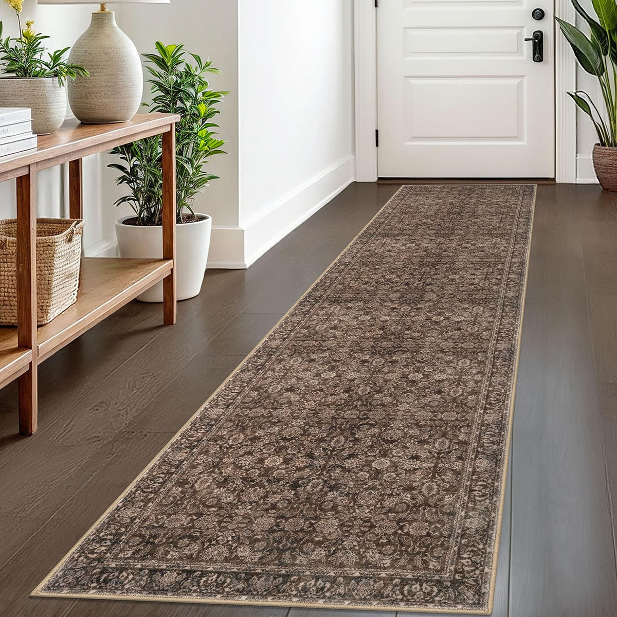 SIILOOM 2x3 Small Washable Area Rug Entryway Door Mat Indoor Kitchen Runner