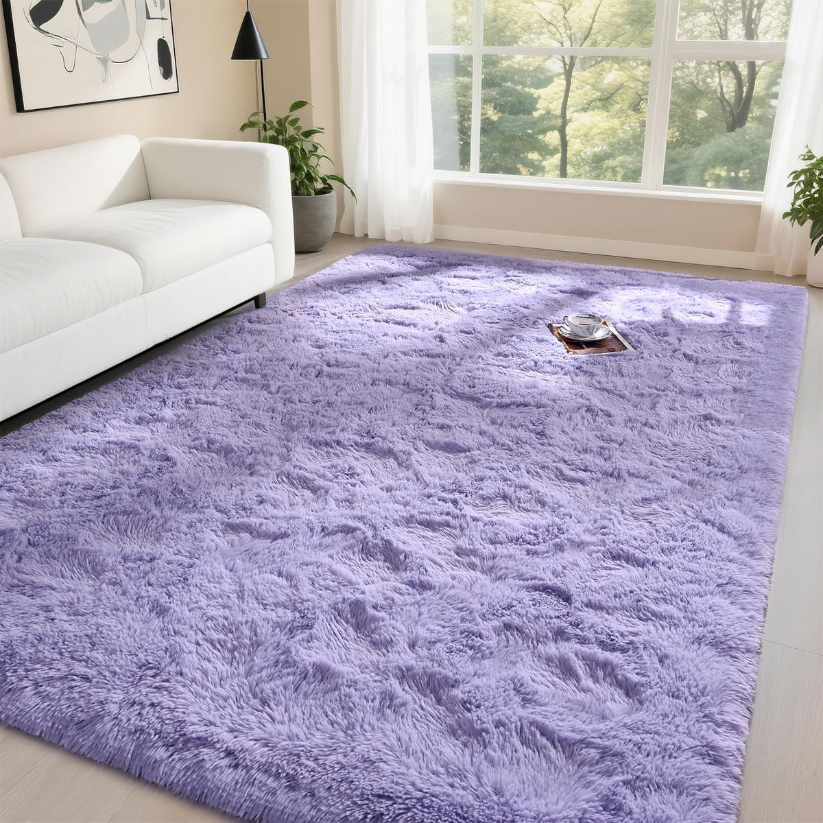 DweIke Fluffy Sage Green Runner Rugs for Bedroom, 2x6 Feet Soft Plush Long Runners for Girls Boys Kids, Non-Slip and Machine Washable Bedside Rug, Small Throw Carpet for Hallway Rooms Decor