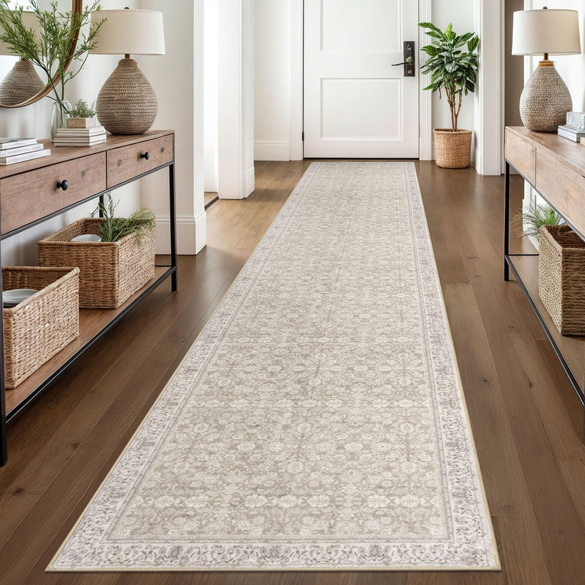 SIILOOM 2x3 Small Washable Area Rug Entryway Door Mat Indoor Kitchen Runner