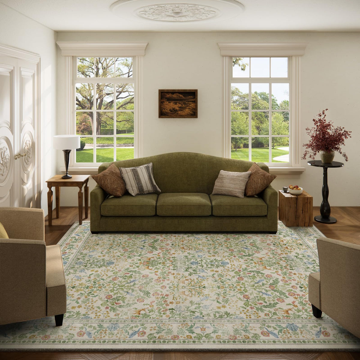 Machine Washable Small Rugs for Entryway: Door Mat Indoor Entrance 2x3 Throw Rug Non-Slip Low Pile Soft Kitchen Rugs for Front Door Indoor Entrance Entry Bedside Kids Room