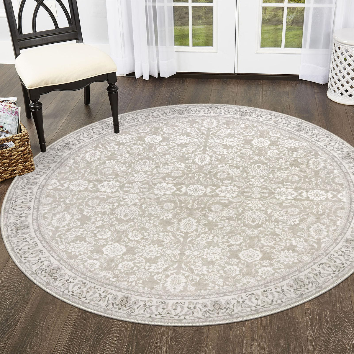 SIILOOM 2x3 Small Washable Area Rug Entryway Door Mat Indoor Kitchen Runner