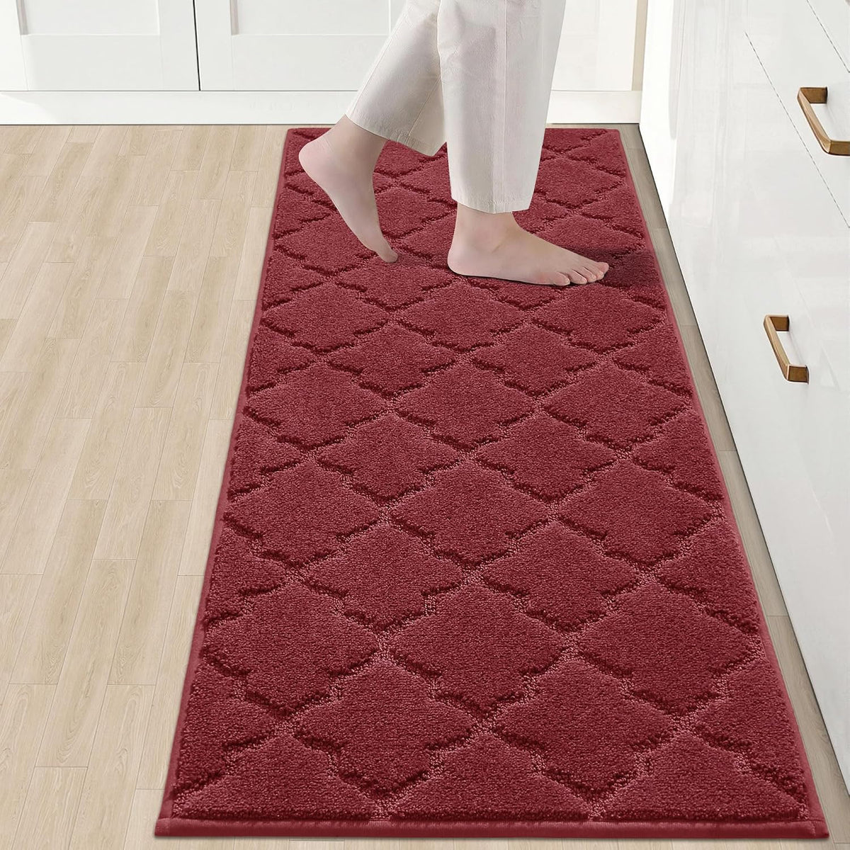 COSY HOMEER Soft Kitchen Floor Mats and Rugs Non Slip 20"x59",Dark Grey