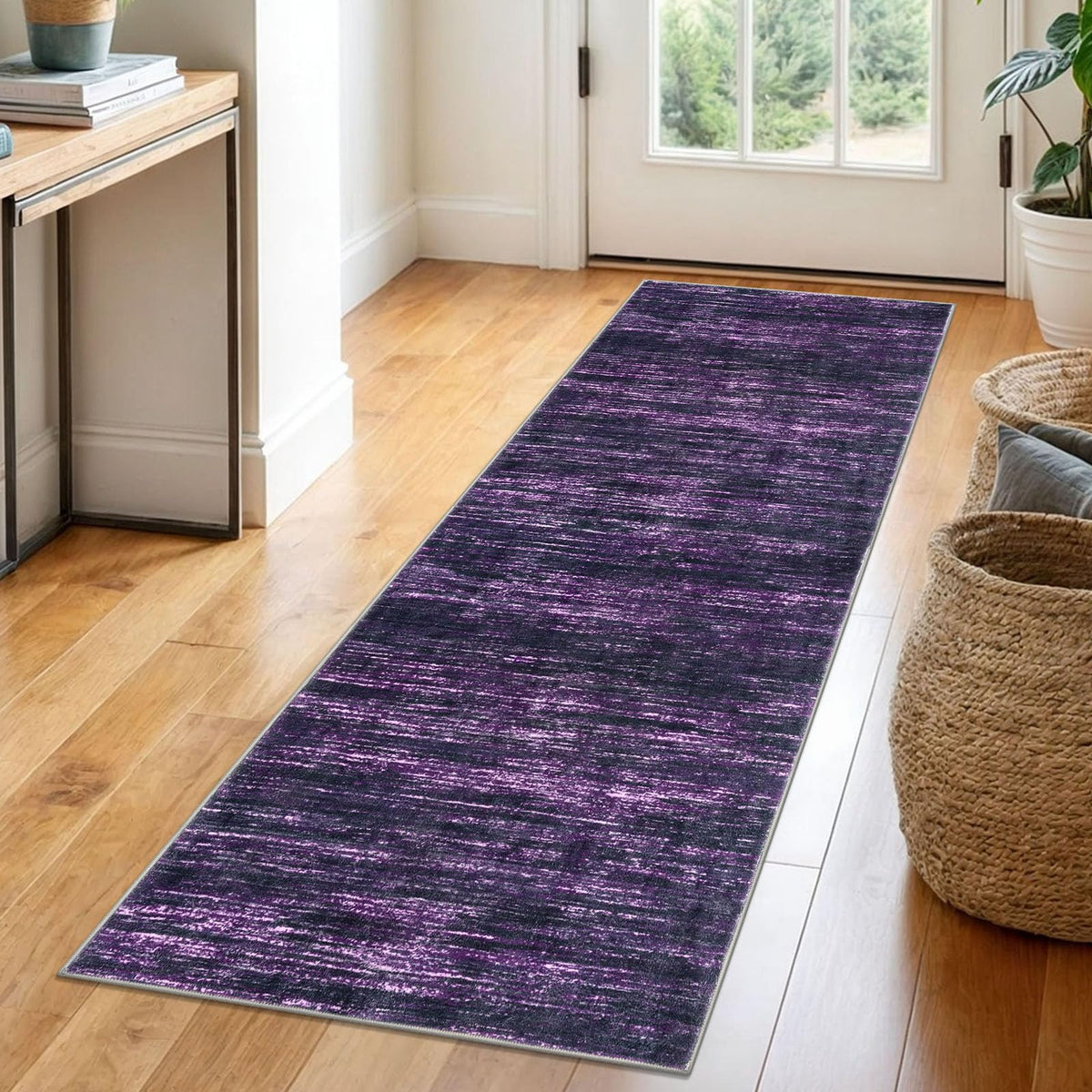 SIILOOM 3x5 Washable Area Rug Non Slip Door Mat Indoor for Entryway Bedside