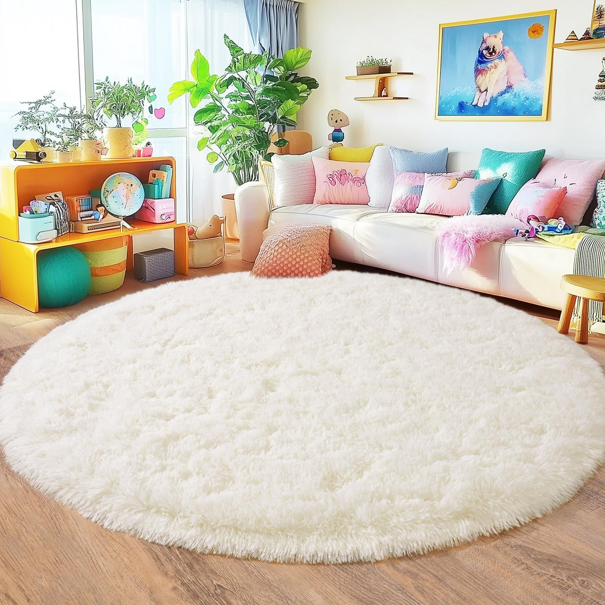 Small Black Area Rug, 2x3 Rug for Bedroom Shaggy Throw Rugs for Dorm Rug, Soft Shag Carpet for Kids Room, Plush Comfy Fluffy Bedside Rug for Home Decor Aesthetic