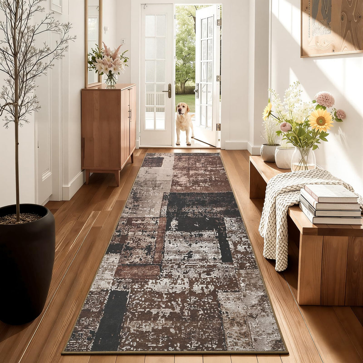 LOCHAS Washable Runner Rugs for Hallway 2x6, Non Slip Entryway Rug Runners