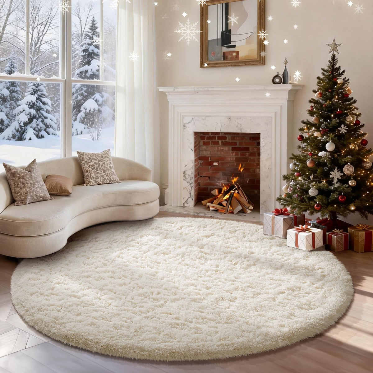 Ophanie Small Rug Upgrade Non Slip Throw Bedside Area Rugs, Fluffy Soft Grey Mini Bedroom Carpet, Affordable Door Entryway Indoor Inside Front Entrance Dog 2x3 Mat, Home Decor Aesthetic, Nursery
