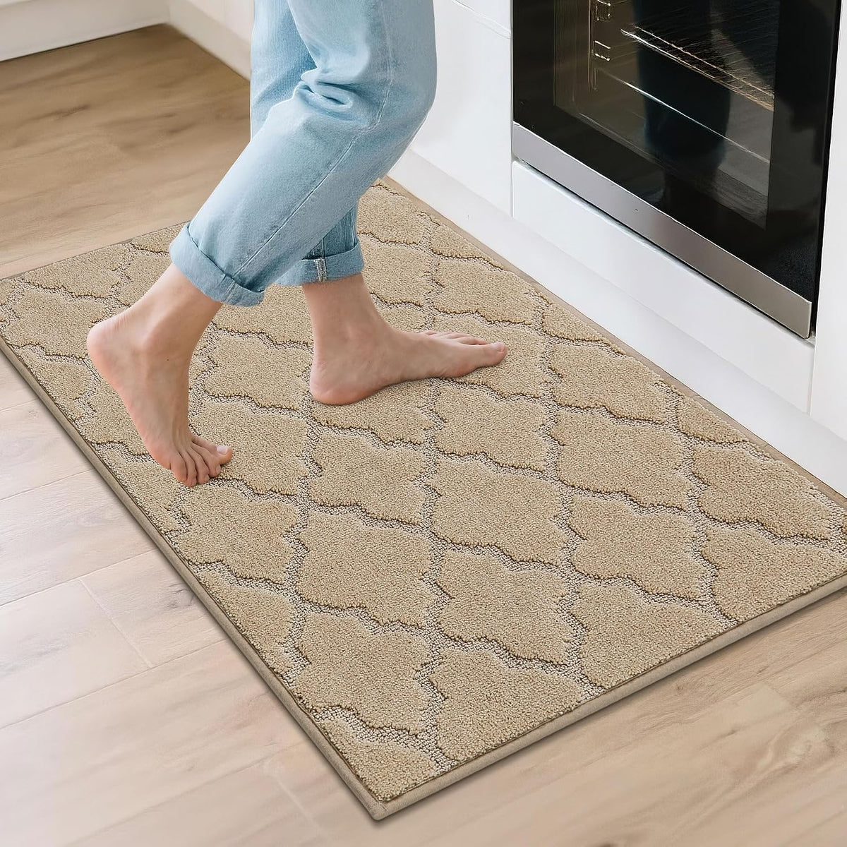 COSY HOMEER Soft Kitchen Floor Mats and Rugs Non Slip 20"x59",Dark Grey