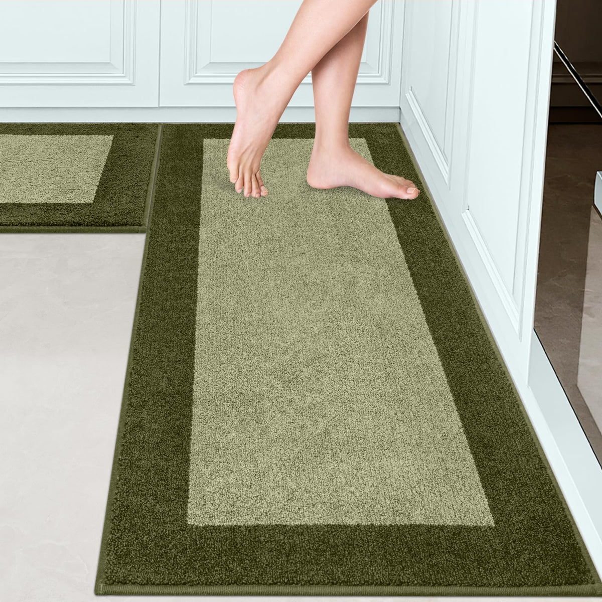 Runner Rug 32" x 72", Kitchen Rug for Hallway, Door, Roll Packing