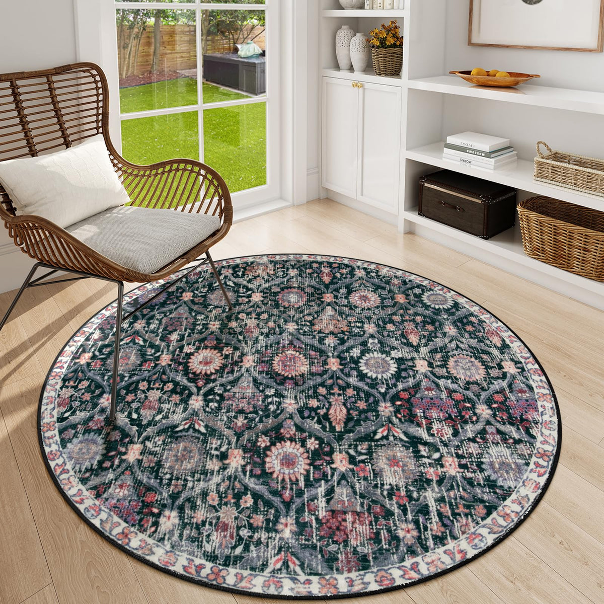 Lahome Washable Rugs for Entryway, 2x3 Kitchen Rugs Non Slip Washable