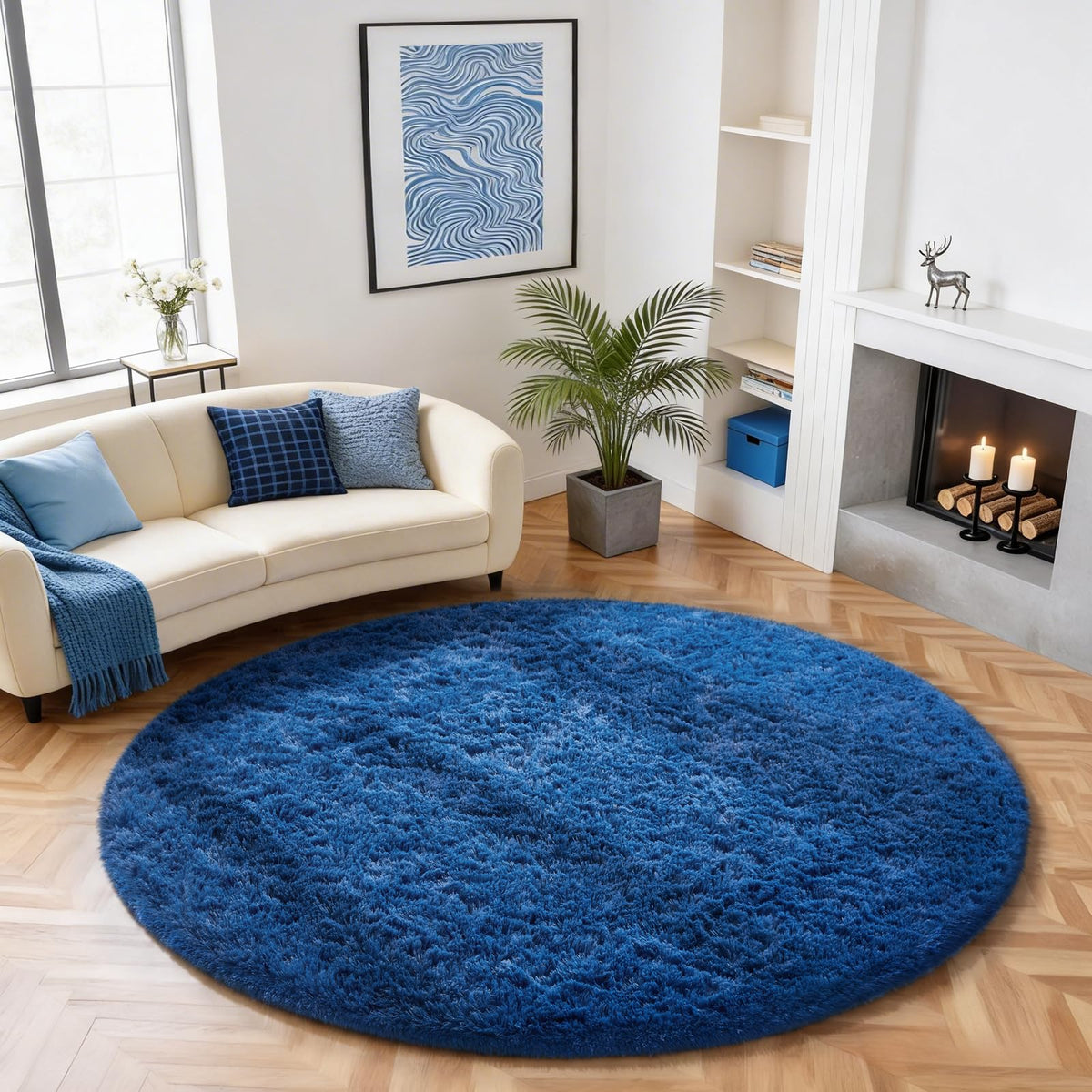 Ophanie 2x6 Washable Runner Rug for Hallway,Non-Slip Fluffy Soft Bedside Rugs, Bedroom Living Room Grey Shaggy Gray Carpet for Kids Girls Boys Dorm Nursery Home Decor Aesthetic