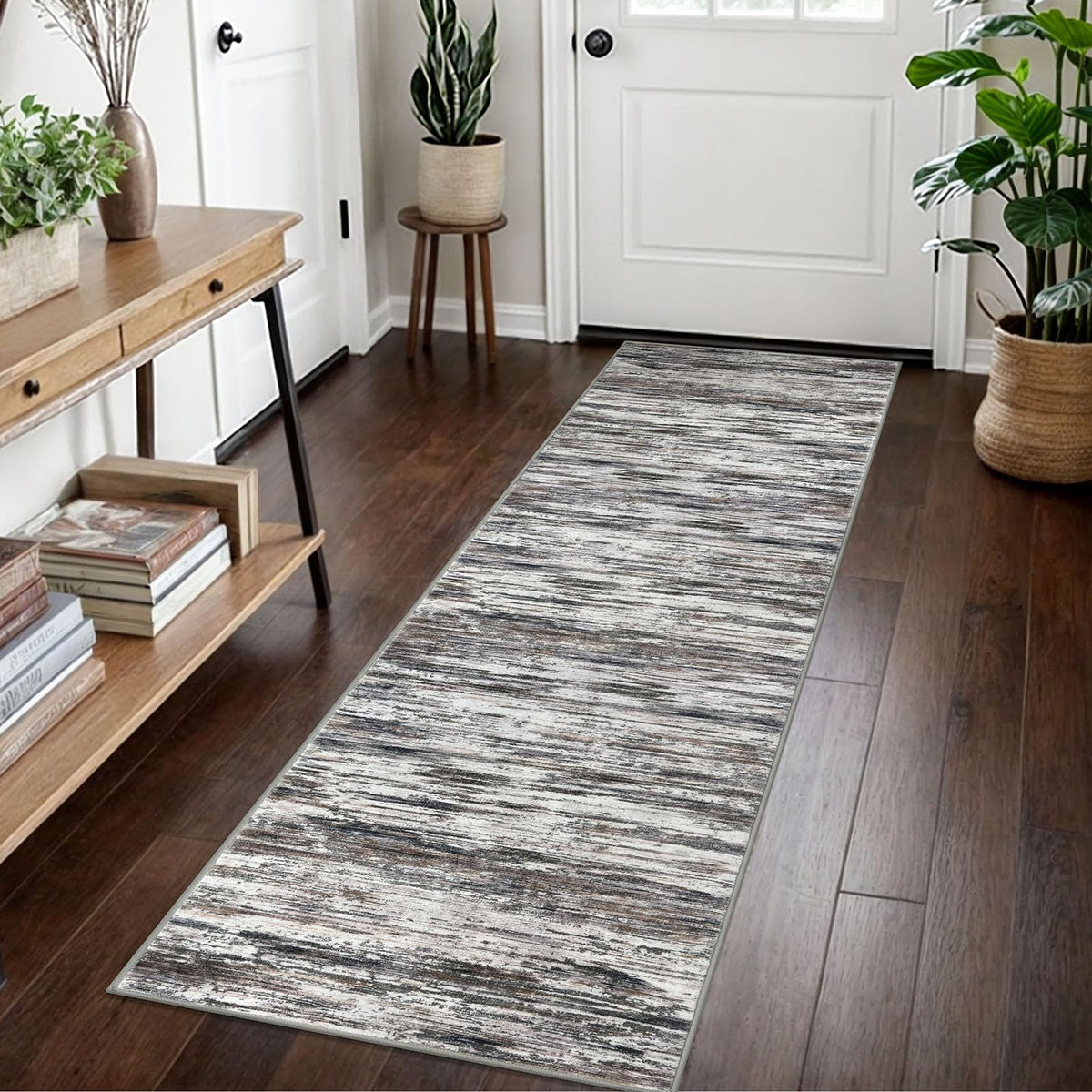SIILOOM 3x5 Washable Area Rug Non Slip Door Mat Indoor for Entryway Bedside