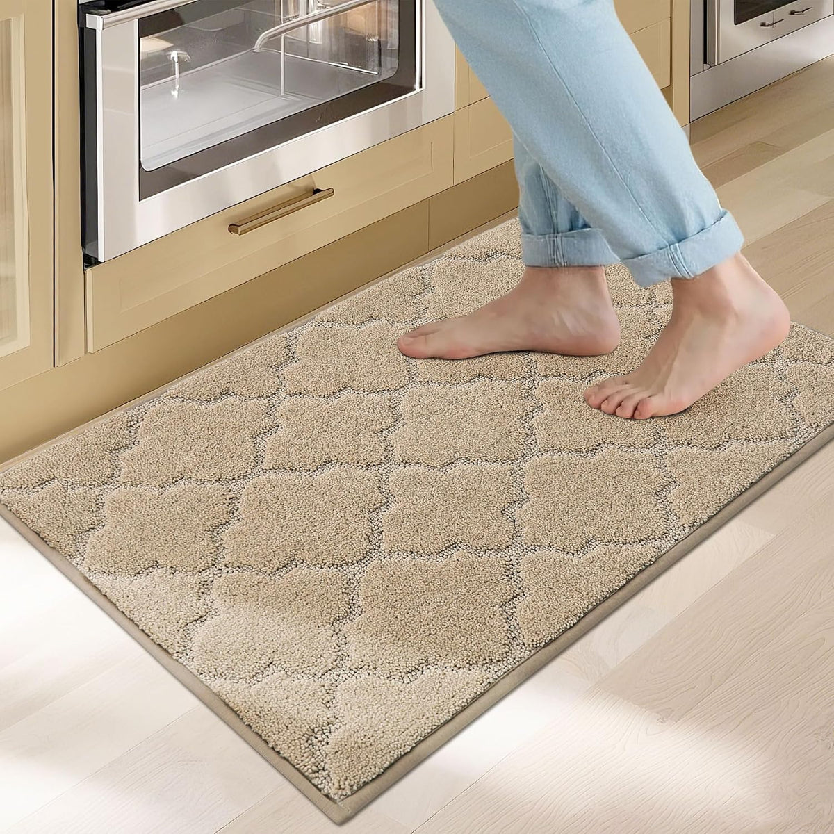 COSY HOMEER Soft Kitchen Floor Mats and Rugs Non Slip 20"x59",Dark Grey