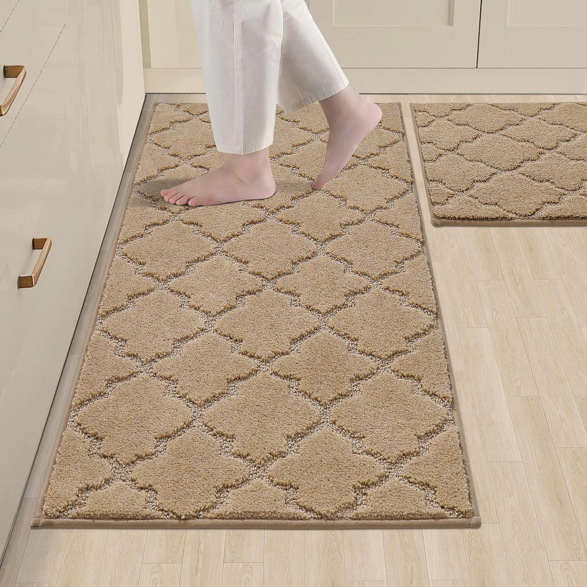 COSY HOMEER Soft Kitchen Floor Mats and Rugs Non Slip 20"x59",Dark Grey