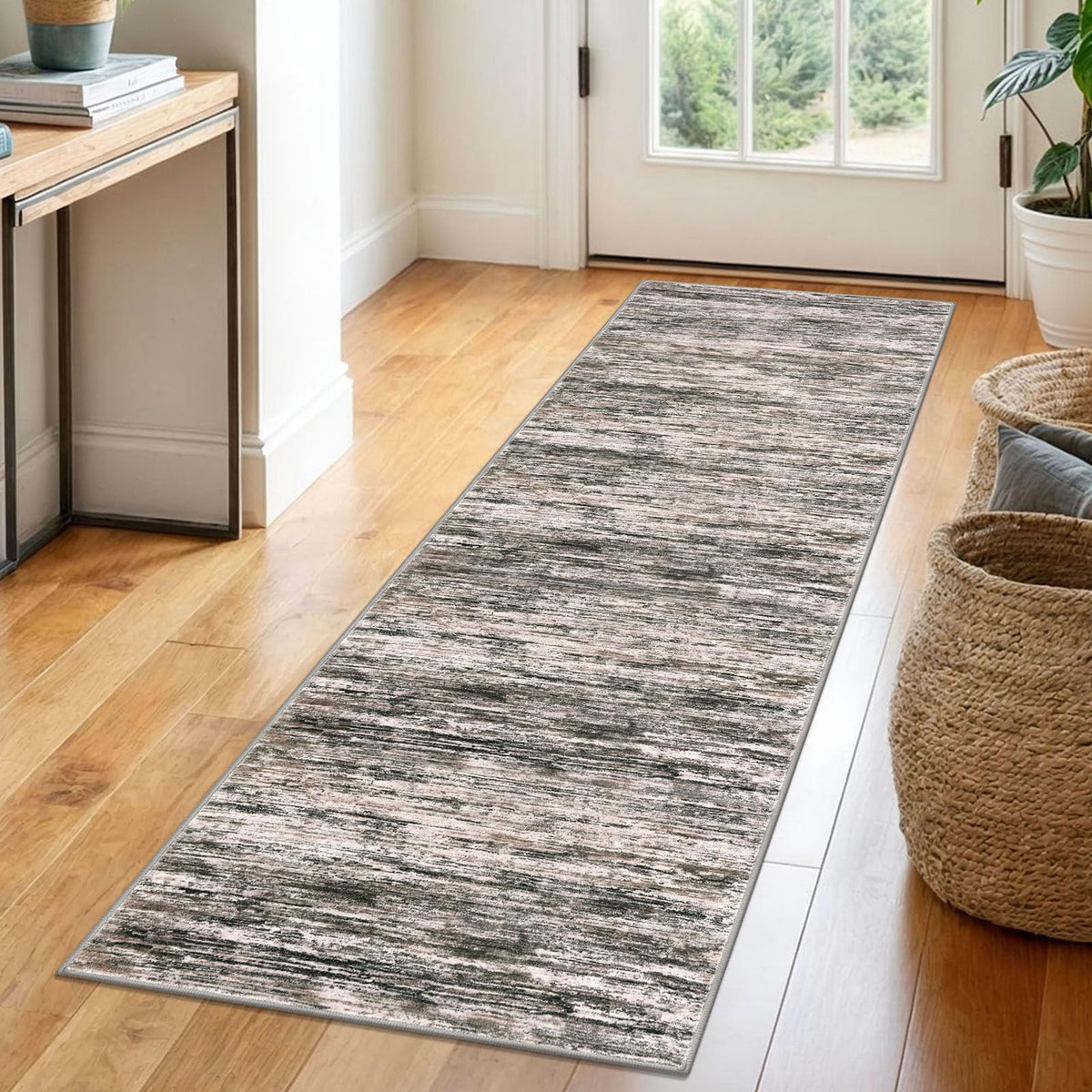 SIILOOM 3x5 Washable Area Rug Non Slip Door Mat Indoor for Entryway Bedside