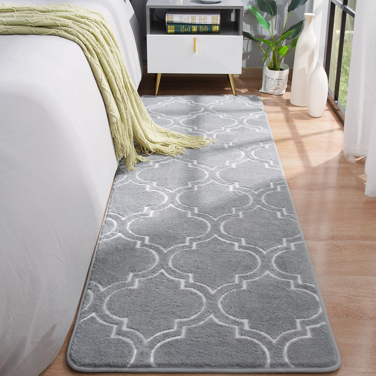 Chicrug Memory Foam 2x6 Runner Rugs for Hallway Entryway Bedroom