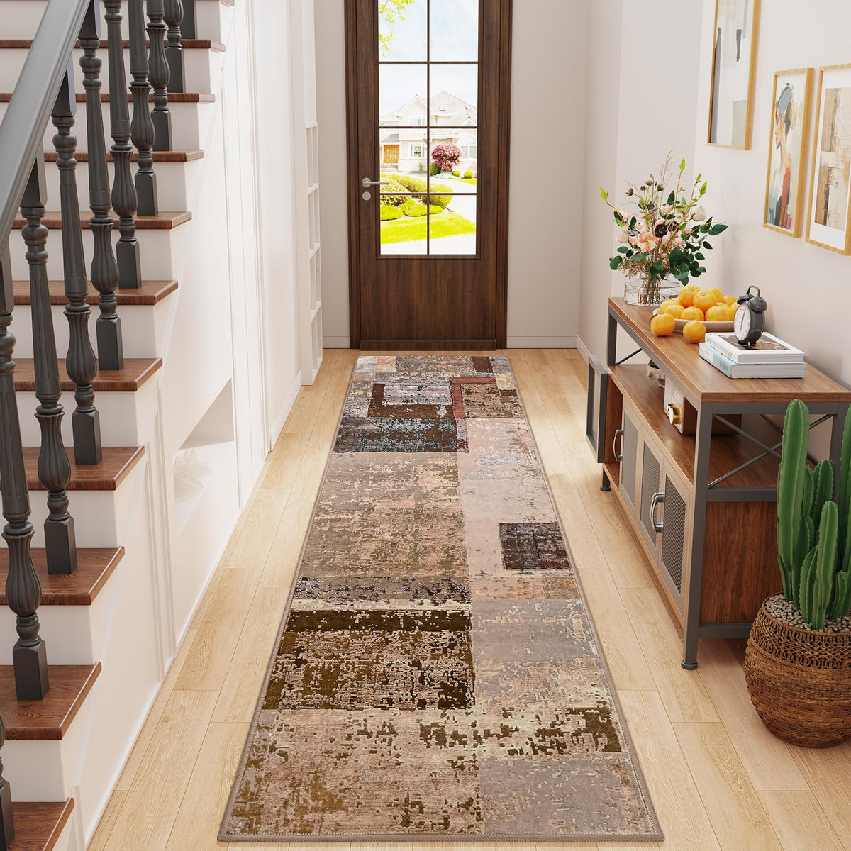 LOCHAS Washable Runner Rugs for Hallway 2x6, Non Slip Entryway Rug Runners