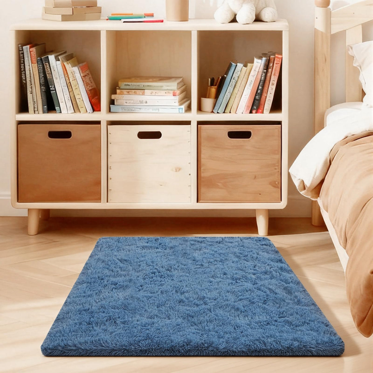 Pink Rug for Bedroom, 2x3 Small Fluffy Area Rugs for Living Room