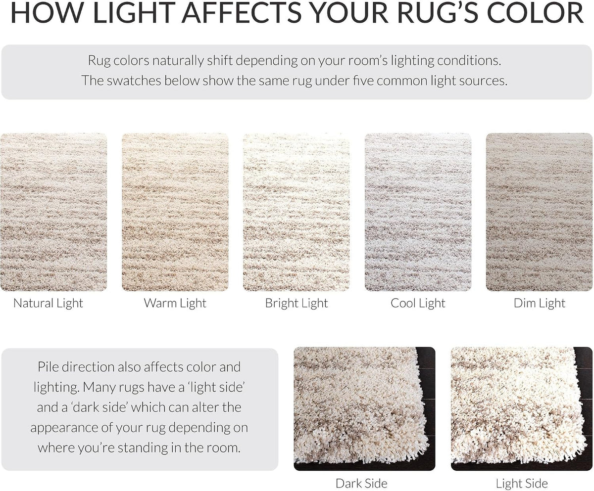 SAFAVIEH Hudson Shag Accent Rug 2x3, Ivory & Beige SGH206B