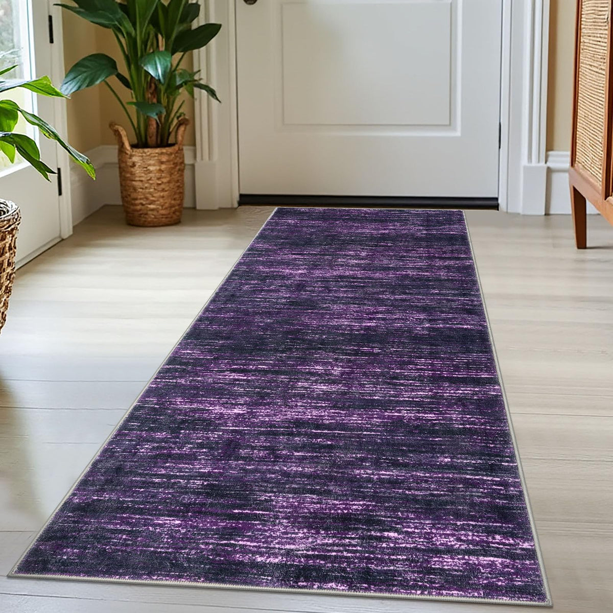 SIILOOM 3x5 Washable Area Rug Non Slip Door Mat Indoor for Entryway Bedside