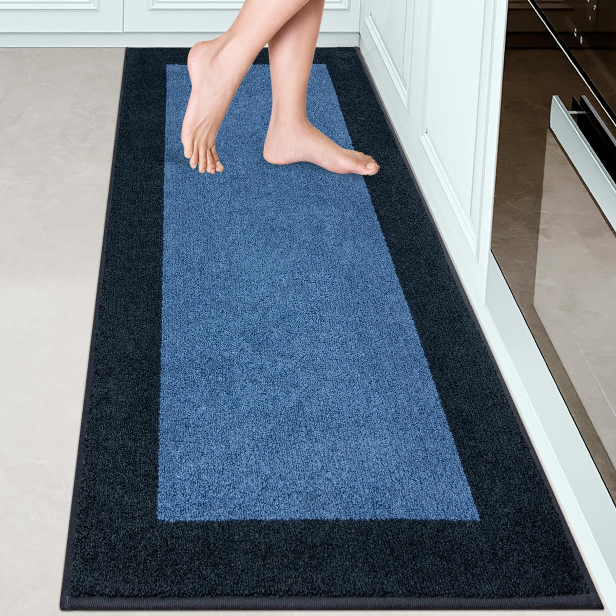 Runner Rug 32" x 72", Kitchen Rug for Hallway, Door, Roll Packing