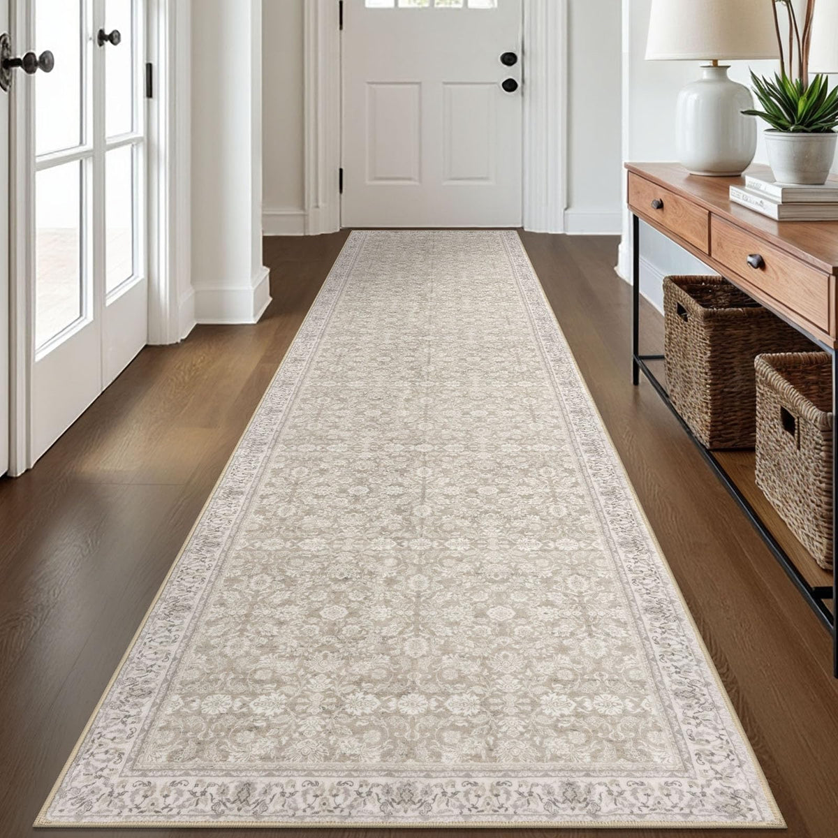 SIILOOM 2x3 Small Washable Area Rug Entryway Door Mat Indoor Kitchen Runner