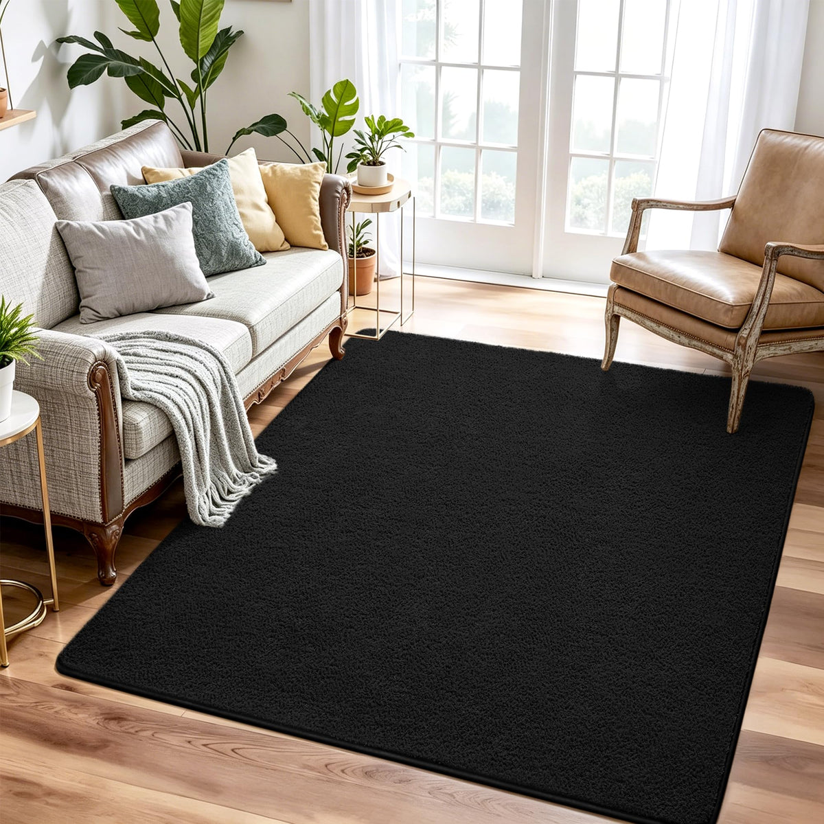 Keeko 2x4 Area Rugs for Living Room,Soft Washable Memory Foam Bedroom Rug