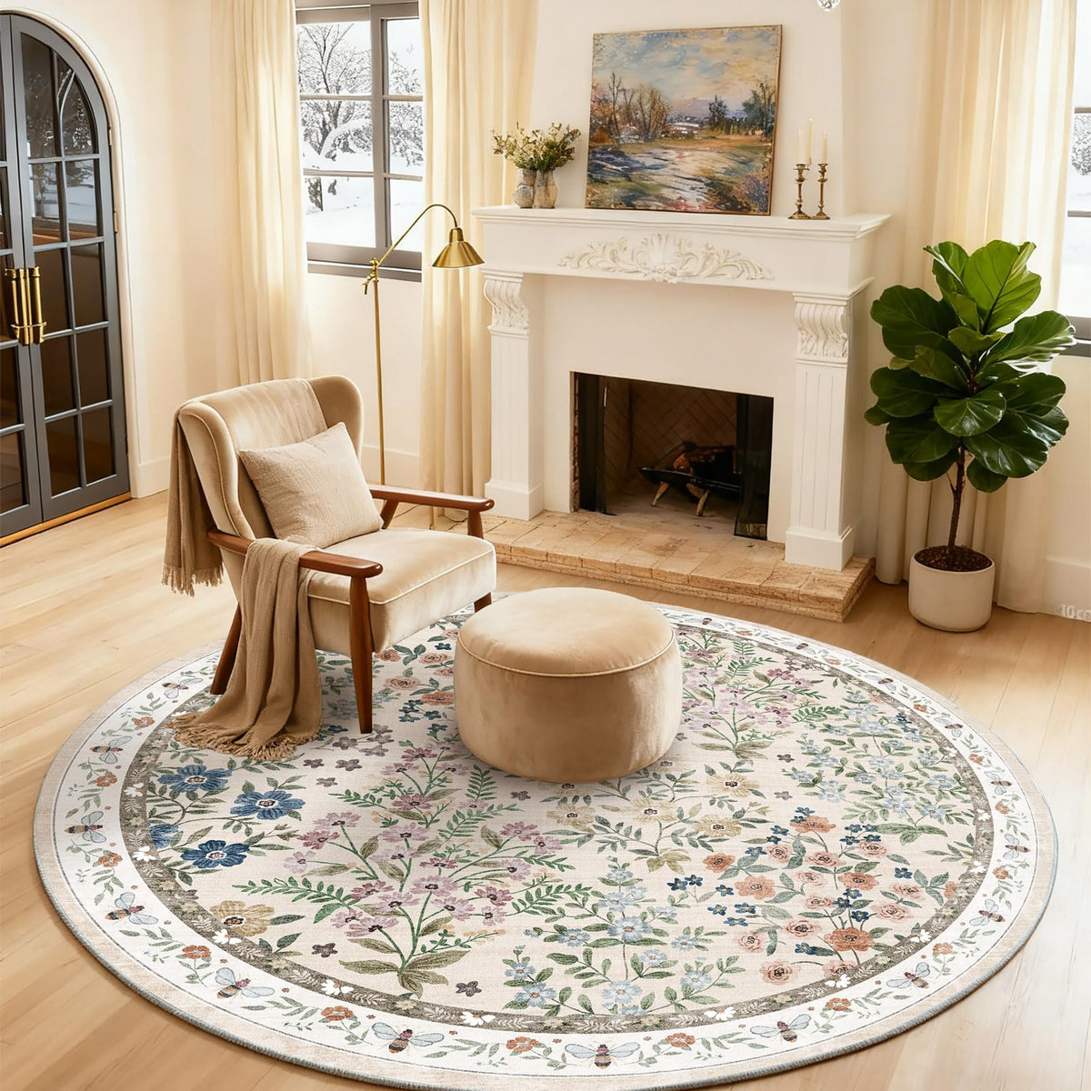 Machine Washable Small Rugs for Entryway: Door Mat Indoor Entrance 2x3 Throw Rug Non-Slip Low Pile Soft Kitchen Rugs for Front Door Indoor Entrance Entry Bedside Kids Room