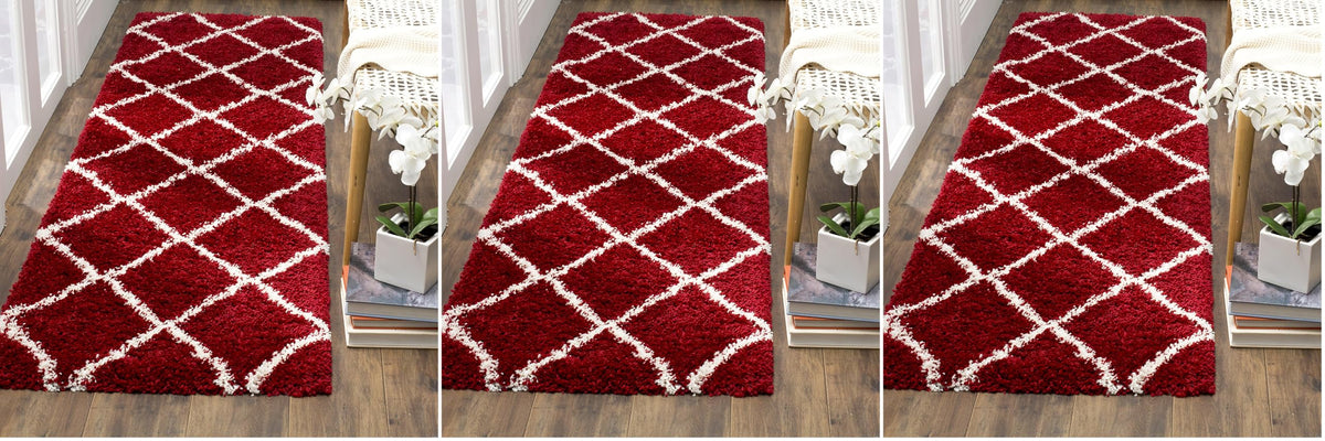 SAFAVIEH Hudson Shag Accent Rug 2'x3', Soft Distressed Grey & Ivory SGH281K