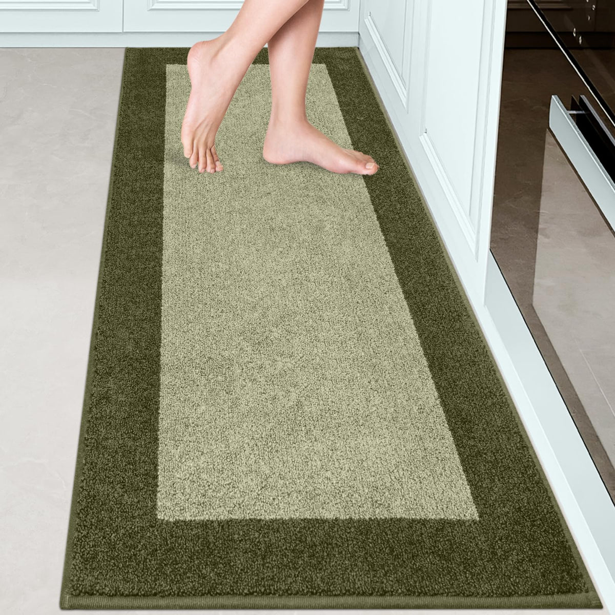 Runner Rug 32" x 72", Kitchen Rug for Hallway, Door, Roll Packing