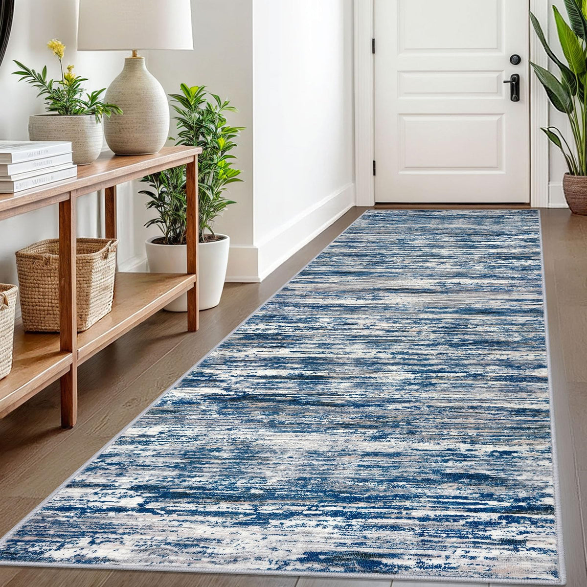 SIILOOM 3x5 Washable Area Rug Non Slip Door Mat Indoor for Entryway Bedside