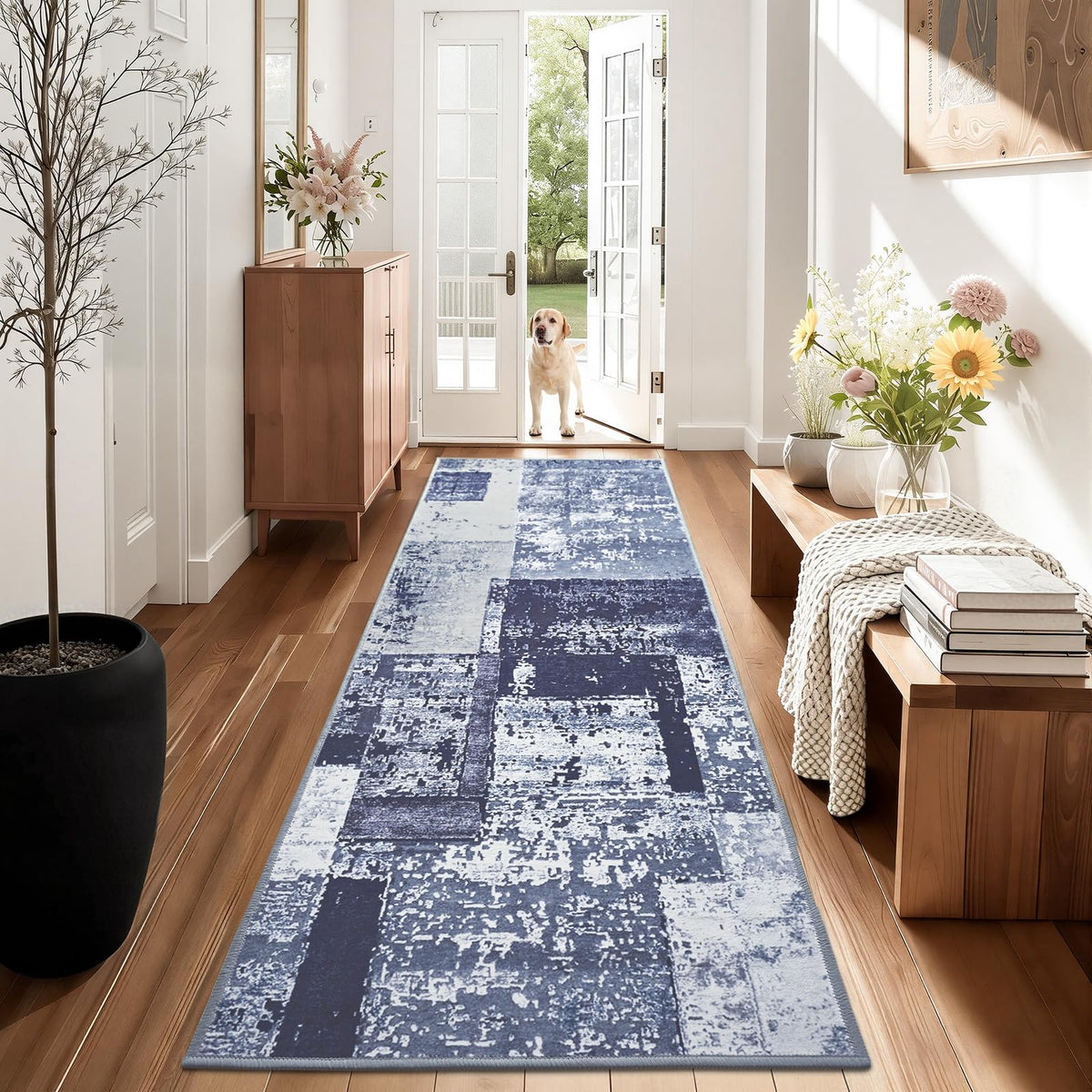 LOCHAS Washable Runner Rugs for Hallway 2x6, Non Slip Entryway Rug Runners