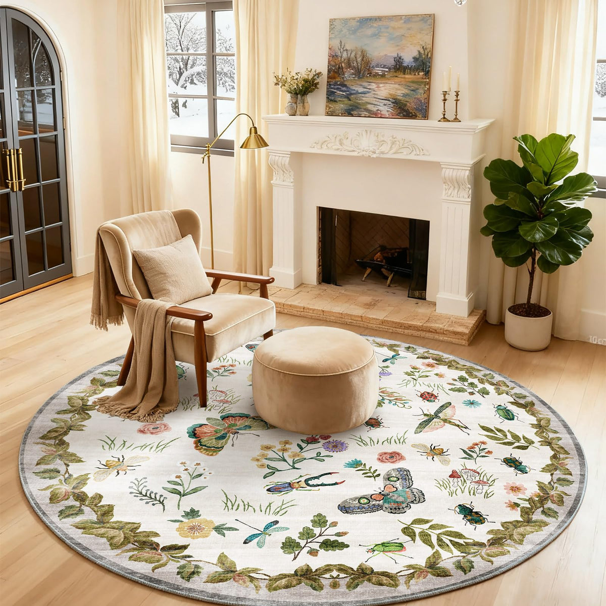 Machine Washable Small Rugs for Entryway: Door Mat Indoor Entrance 2x3 Throw Rug Non-Slip Low Pile Soft Kitchen Rugs for Front Door Indoor Entrance Entry Bedside Kids Room