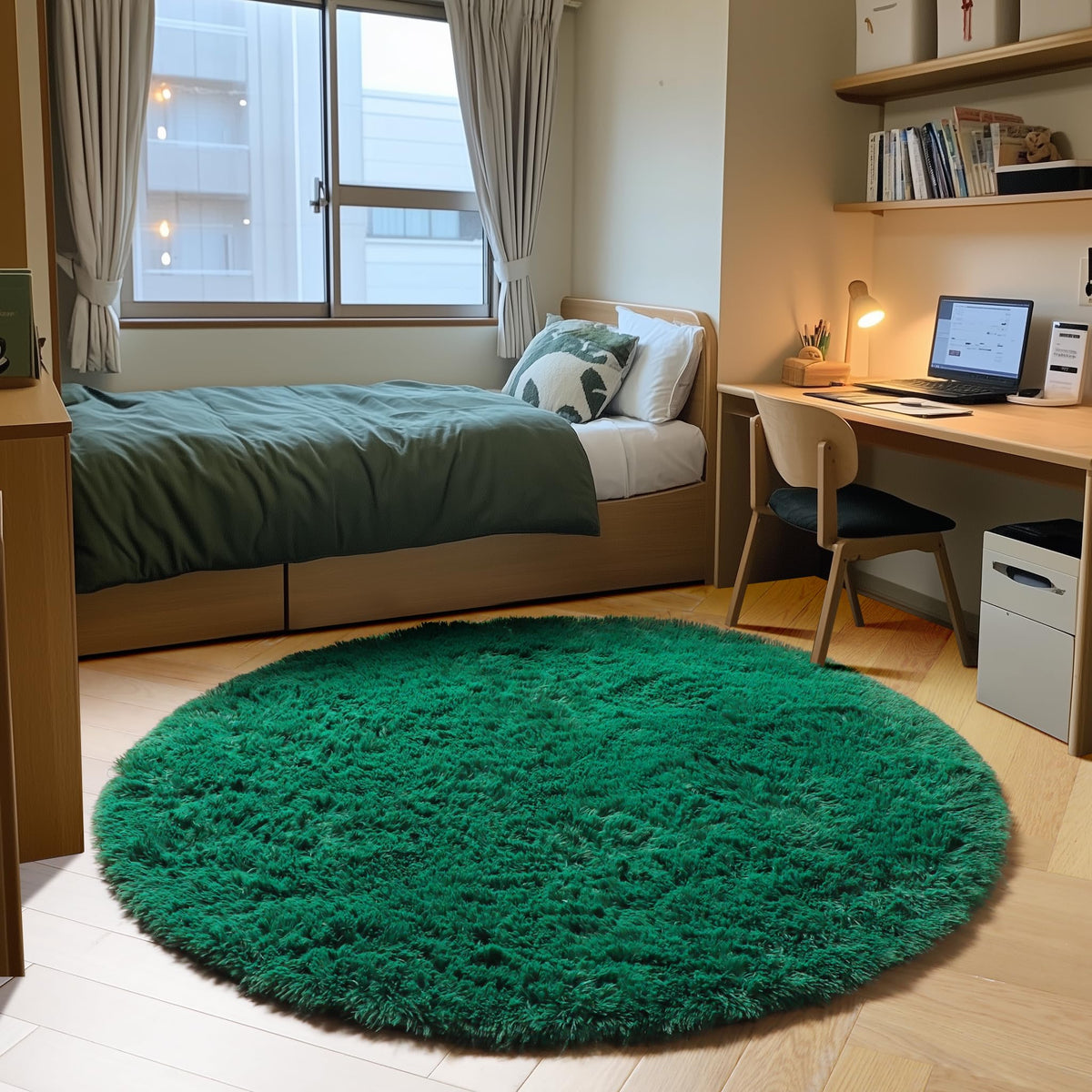 White Runner Rugs for Bedroom Living Room, Fluffy 2x6 Bedside Soft Area Rug