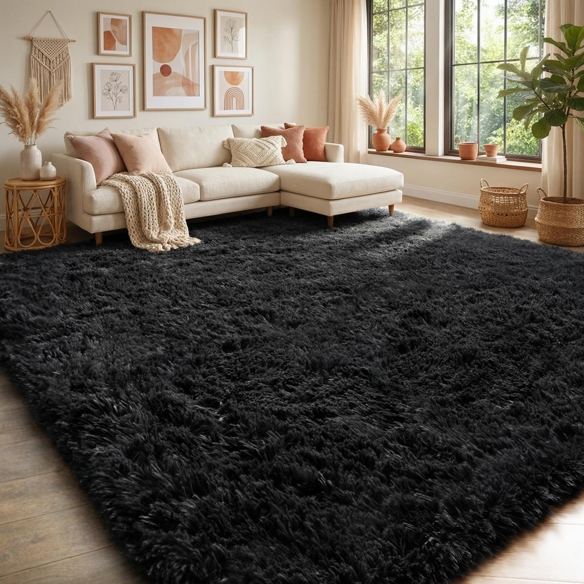 Super Soft Runner Rugs For Hallway 2x6 Ft,Grey Rug Home Decor Aesthetic