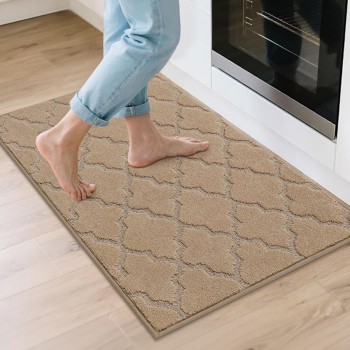 COSY HOMEER Soft Kitchen Floor Mats and Rugs Non Slip 20"x59",Dark Grey