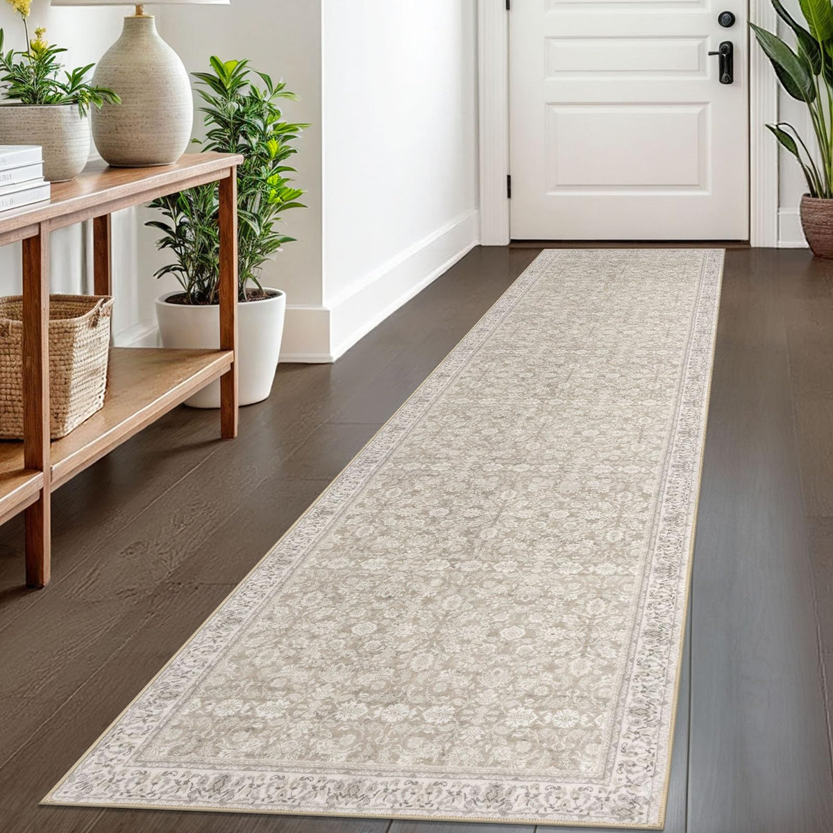 SIILOOM 2x3 Small Washable Area Rug Entryway Door Mat Indoor Kitchen Runner