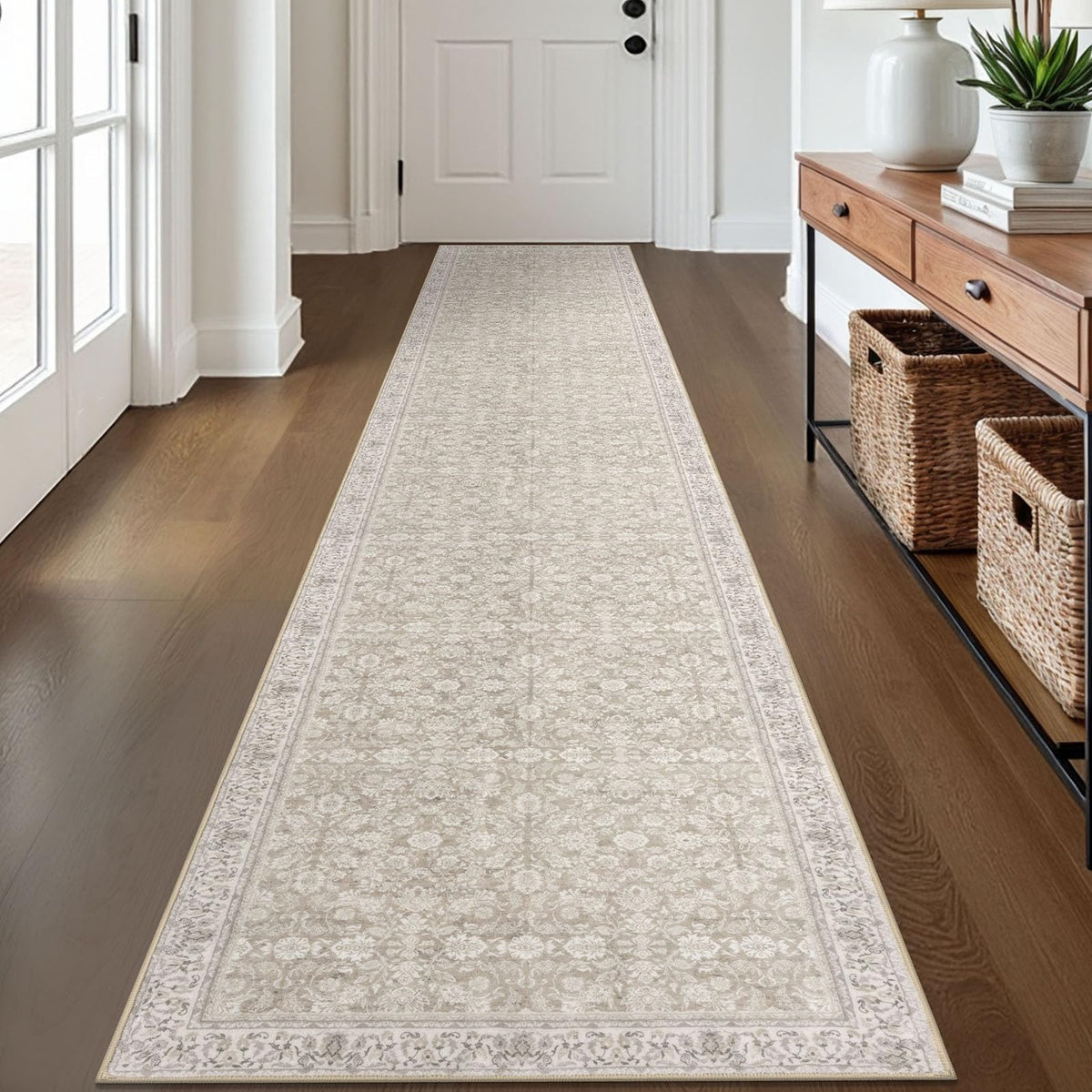 SIILOOM 2x3 Small Washable Area Rug Entryway Door Mat Indoor Kitchen Runner