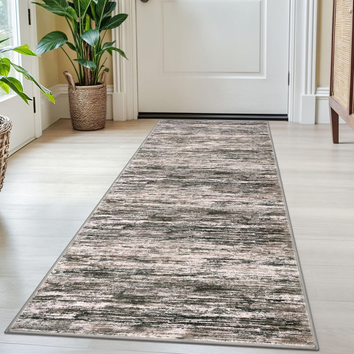 SIILOOM 3x5 Washable Area Rug Non Slip Door Mat Indoor for Entryway Bedside