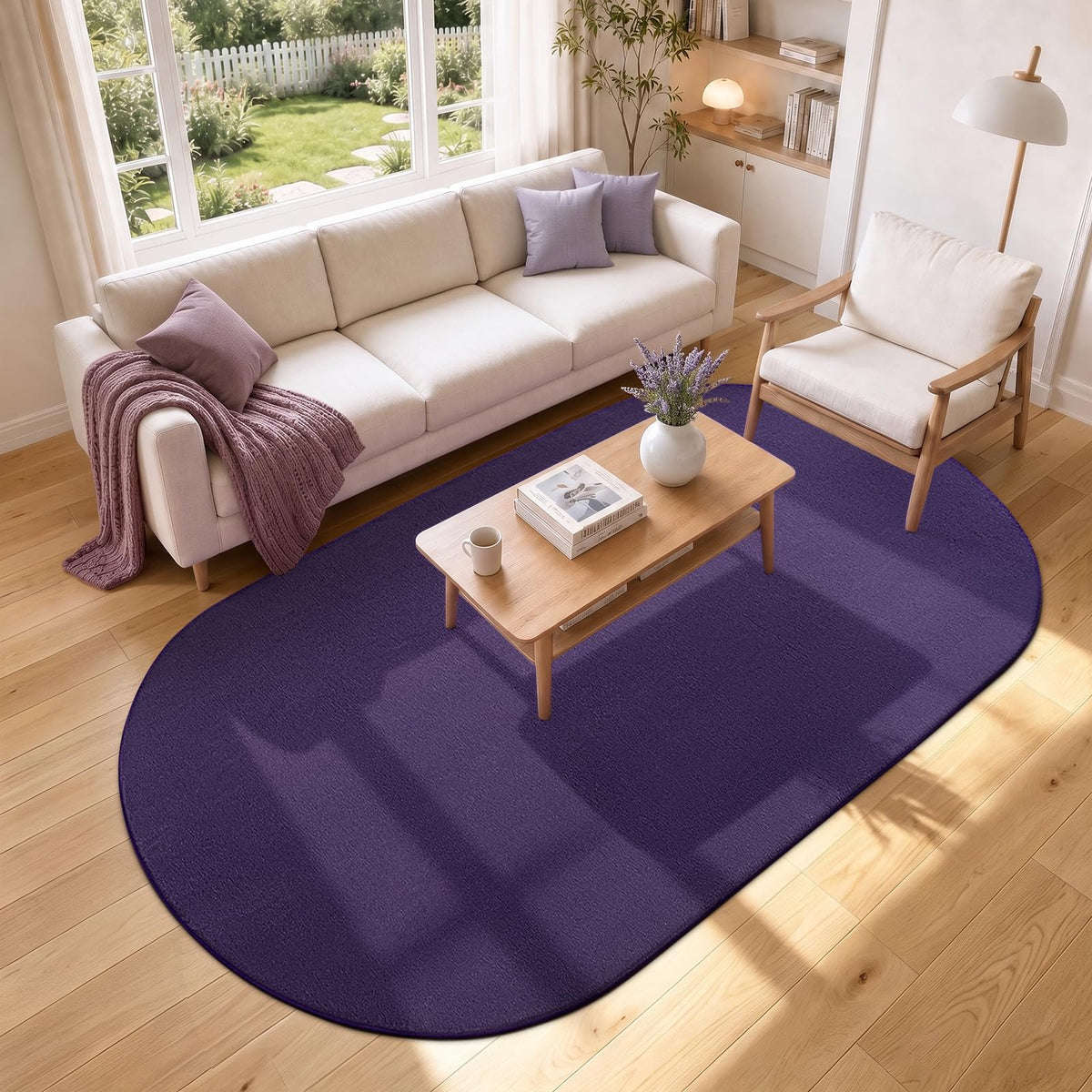 ISEAU 2x6 Soft Runner Rug for Hallway, Washable and Non-Slip, Black