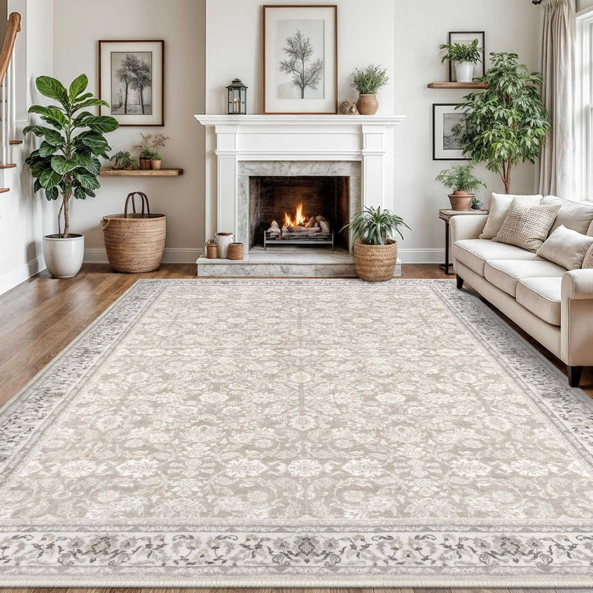 SIILOOM 2x3 Small Washable Area Rug Entryway Door Mat Indoor Kitchen Runner