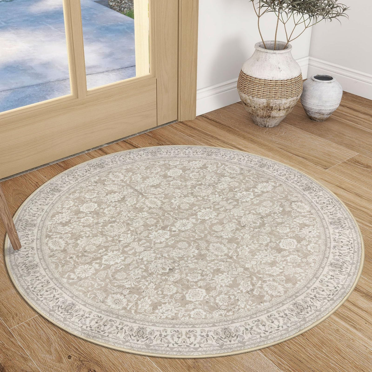 SIILOOM 2x3 Small Washable Area Rug Entryway Door Mat Indoor Kitchen Runner