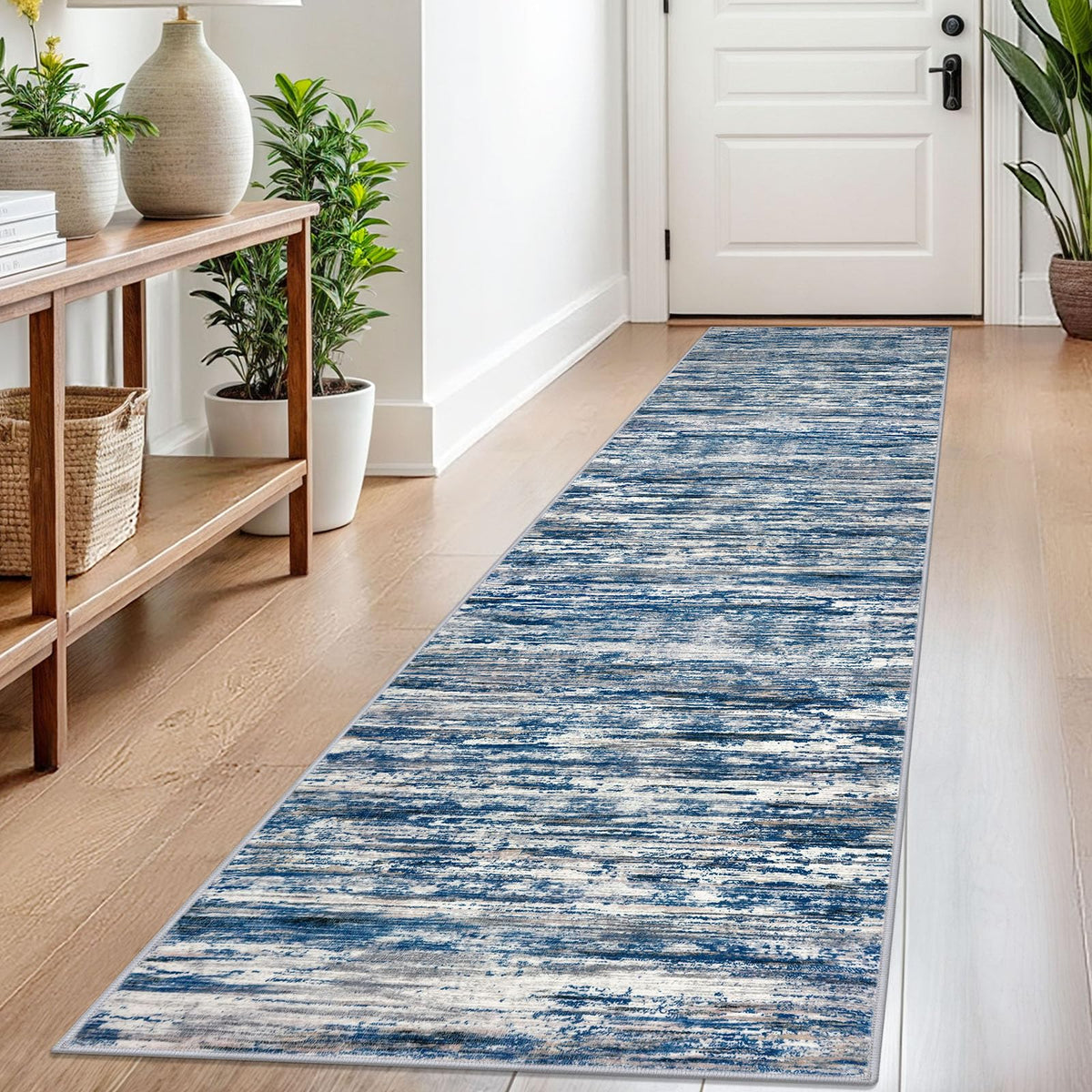 SIILOOM 3x5 Washable Area Rug Non Slip Door Mat Indoor for Entryway Bedside