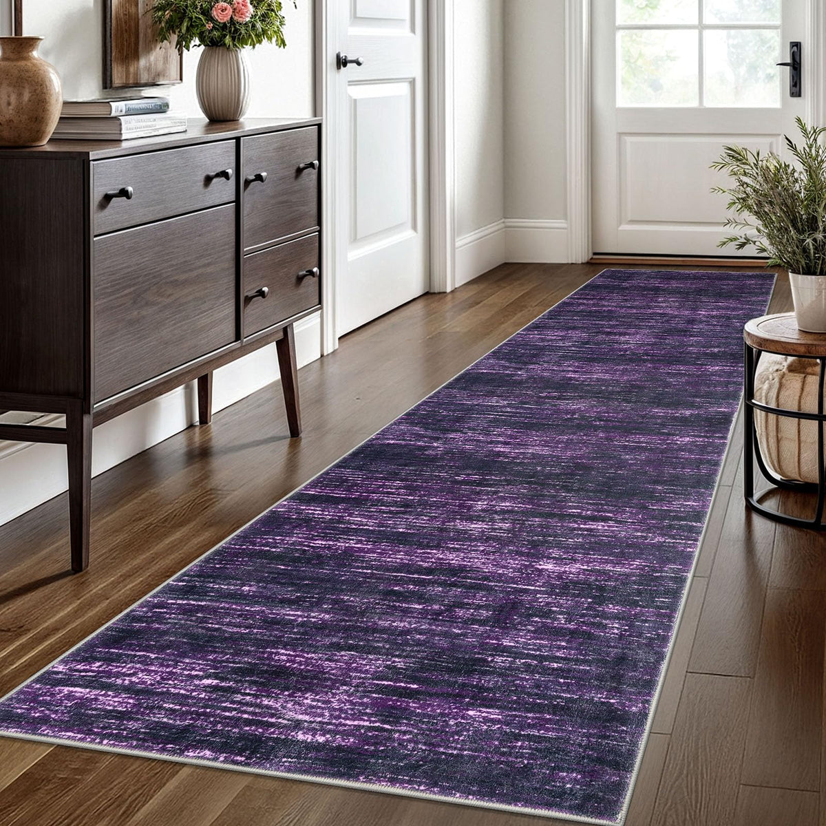 SIILOOM 3x5 Washable Area Rug Non Slip Door Mat Indoor for Entryway Bedside
