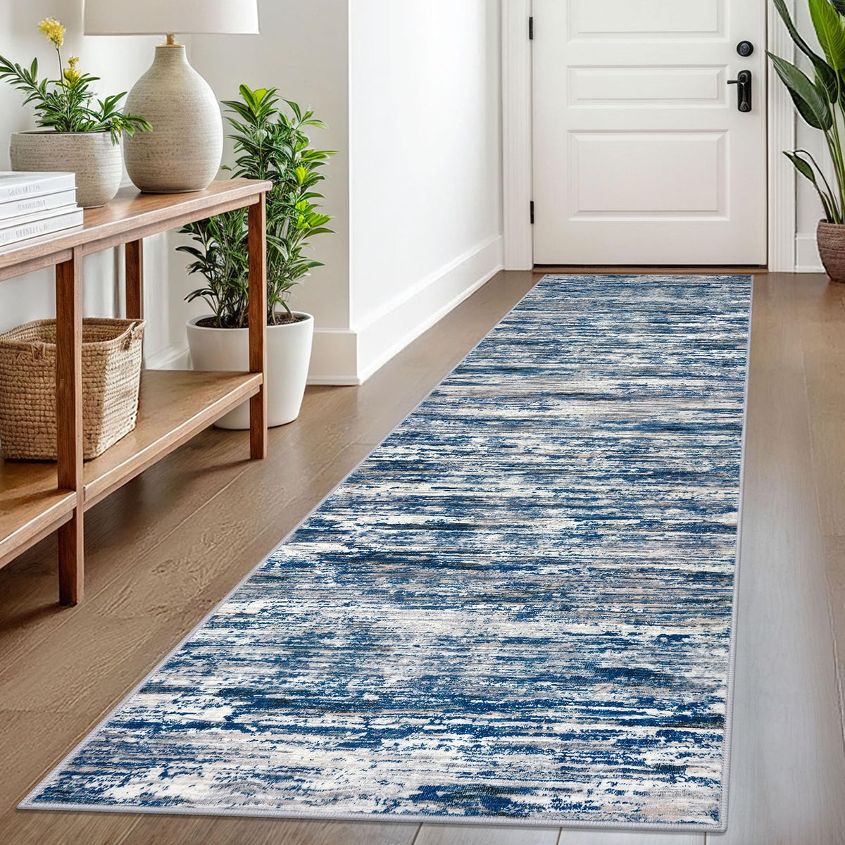 SIILOOM 3x5 Washable Area Rug Non Slip Door Mat Indoor for Entryway Bedside