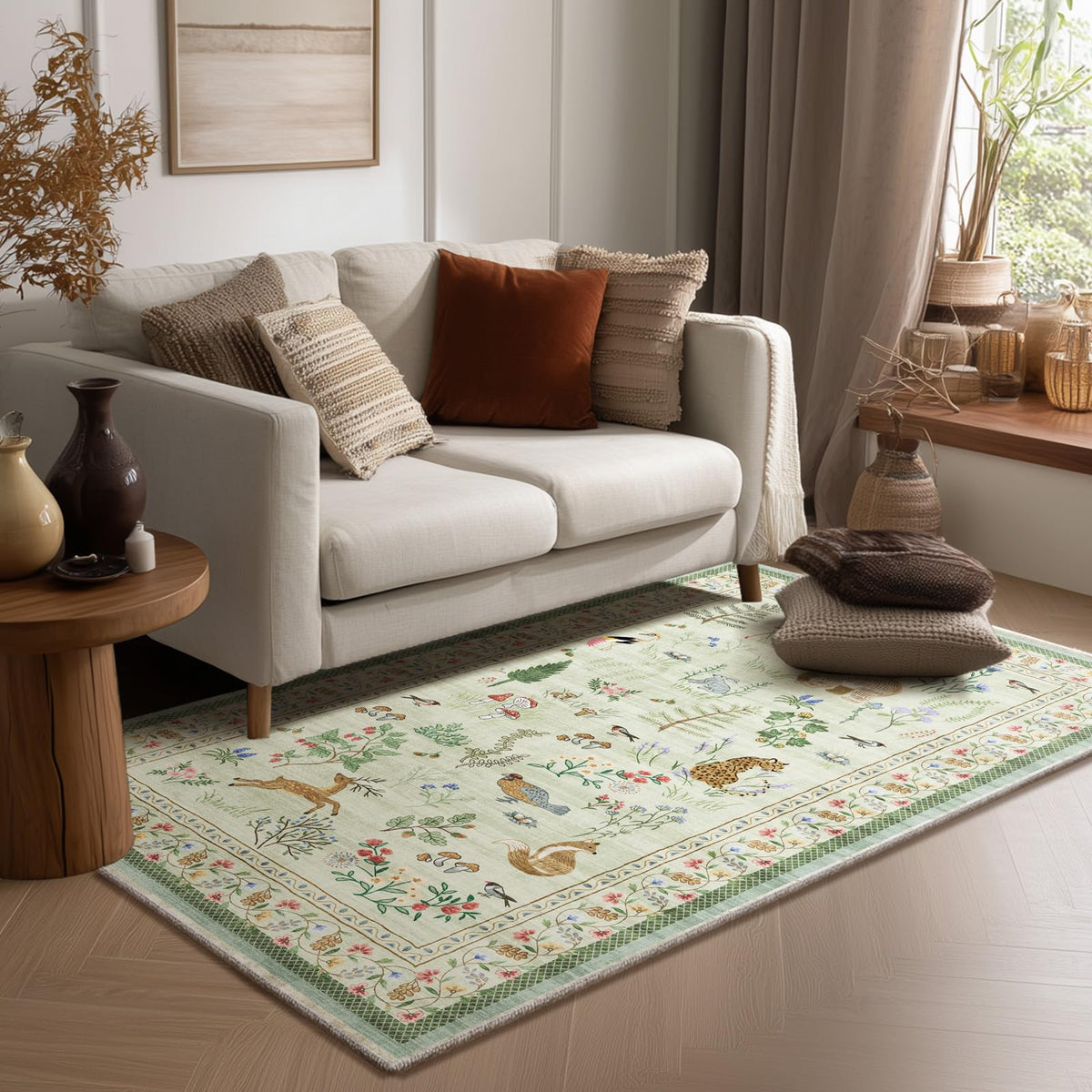 Machine Washable Small Rugs for Entryway: Door Mat Indoor Entrance 2x3 Throw Rug Non-Slip Low Pile Soft Kitchen Rugs for Front Door Indoor Entrance Entry Bedside Kids Room