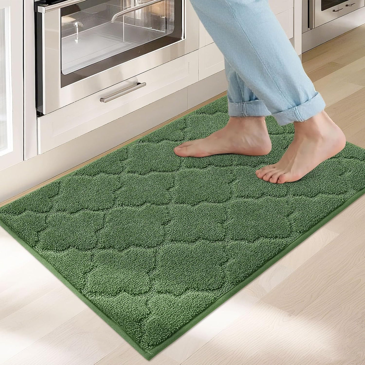 COSY HOMEER Soft Kitchen Floor Mats and Rugs Non Slip 20"x59",Dark Grey