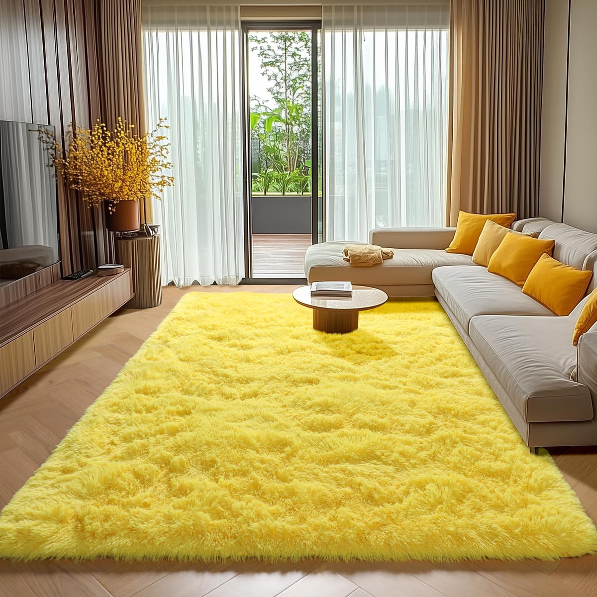 White Runner Rugs for Bedroom Living Room, Fluffy 2x6 Bedside Soft Area Rug