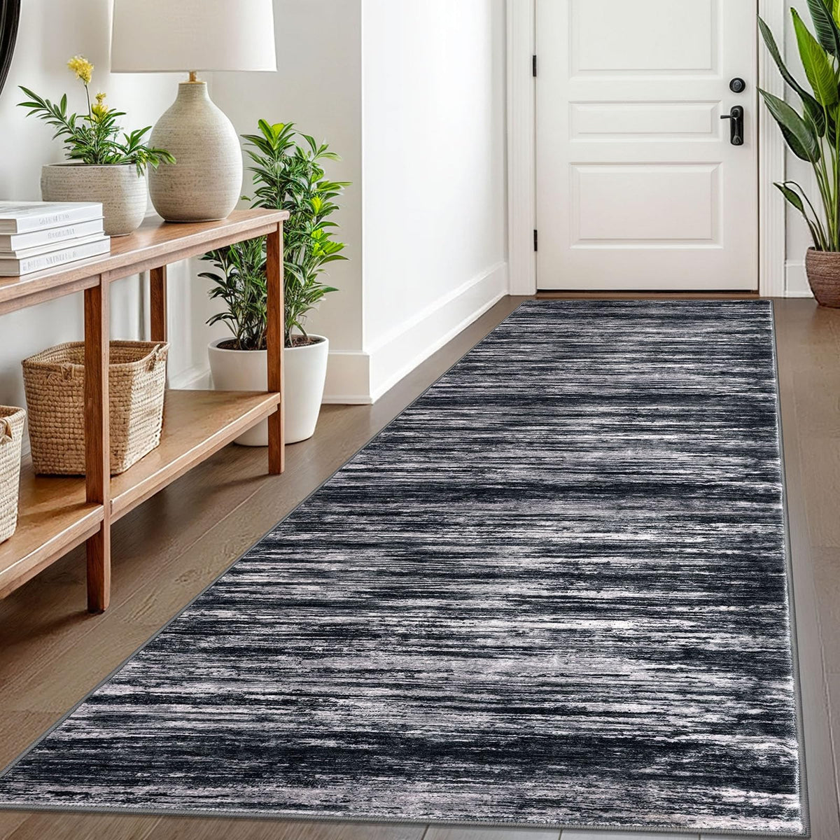 SIILOOM 3x5 Washable Area Rug Non Slip Door Mat Indoor for Entryway Bedside